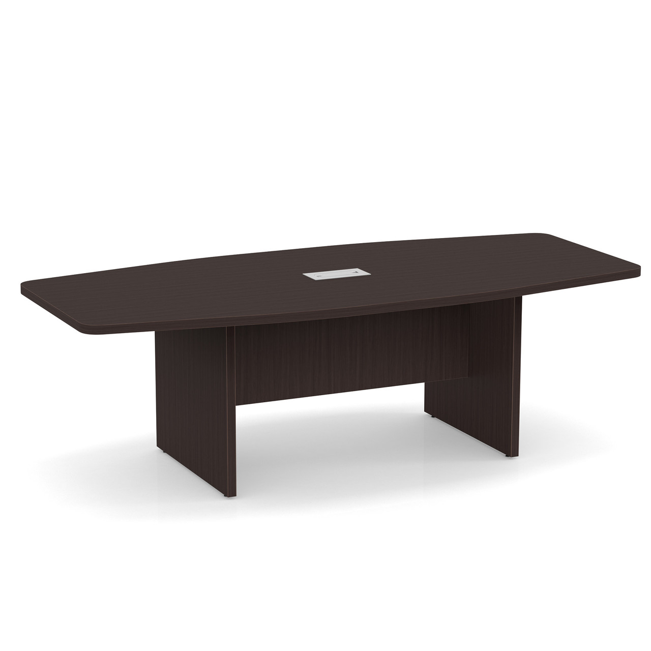 8-Espresso-Boat-Shaped-Conference-Table