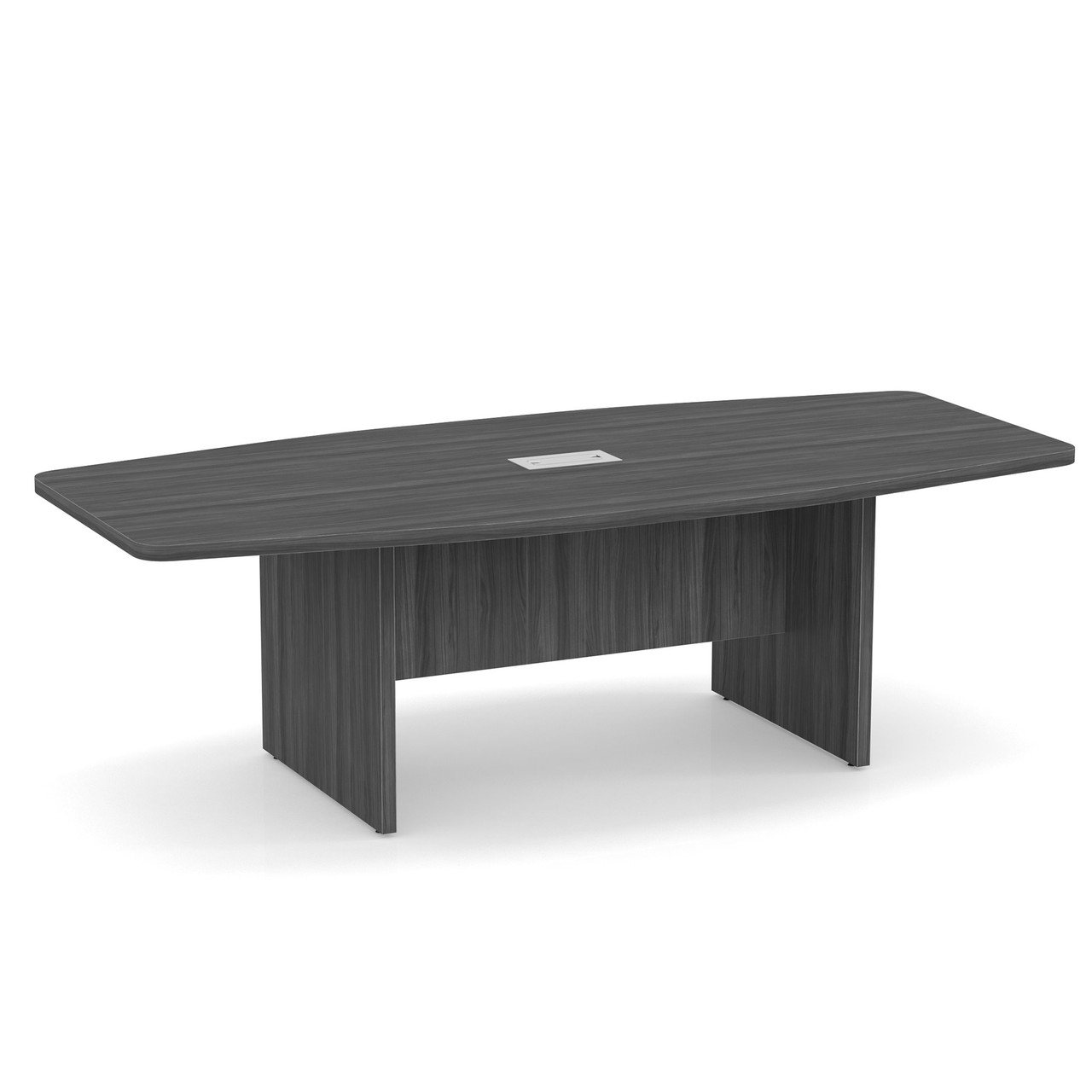 8-Grey-Boat-Shaped-Conference-Table