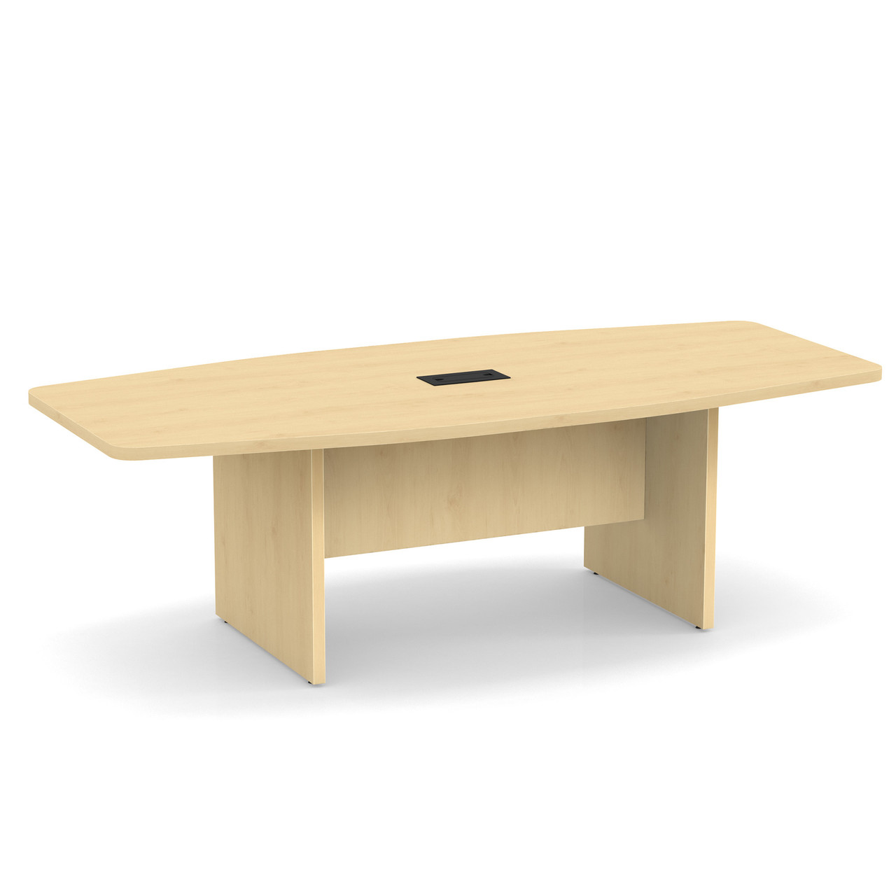8-Maple-Boat-Shaped-Conference-Table