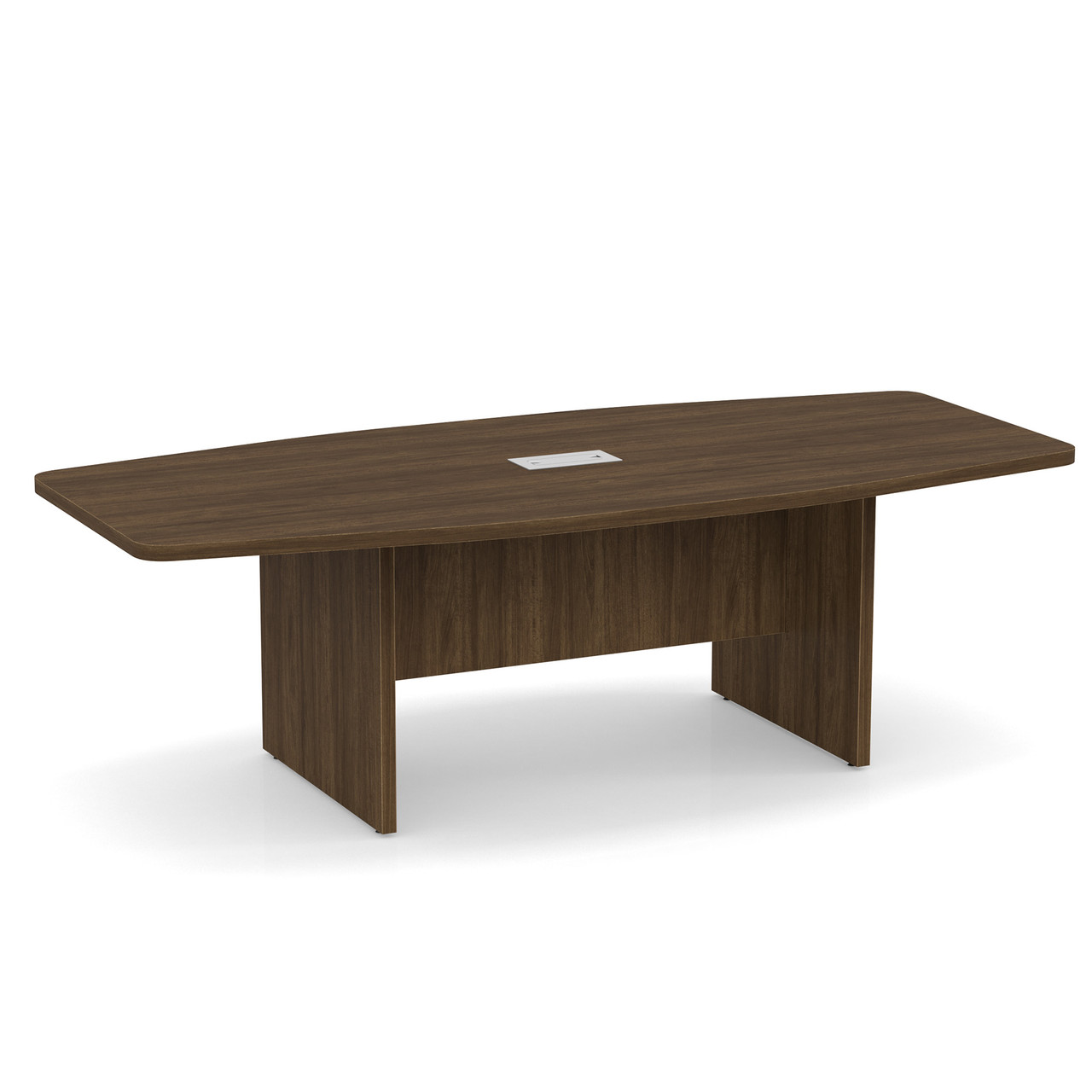 8-Walnut-Boat-Shaped-Conference-Table