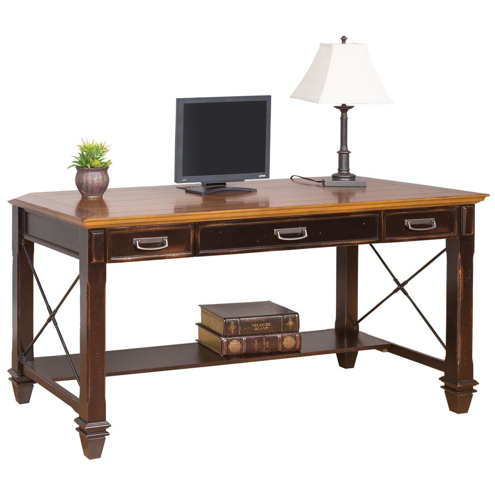 Rumson-Writing-Desk-In-Black-With-Wood-Plank-Top