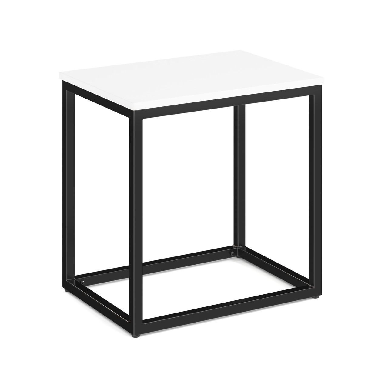 White-Laminate-Rectangular-Brooklyn-Series-Side-Table-with-Black-Metal-Base